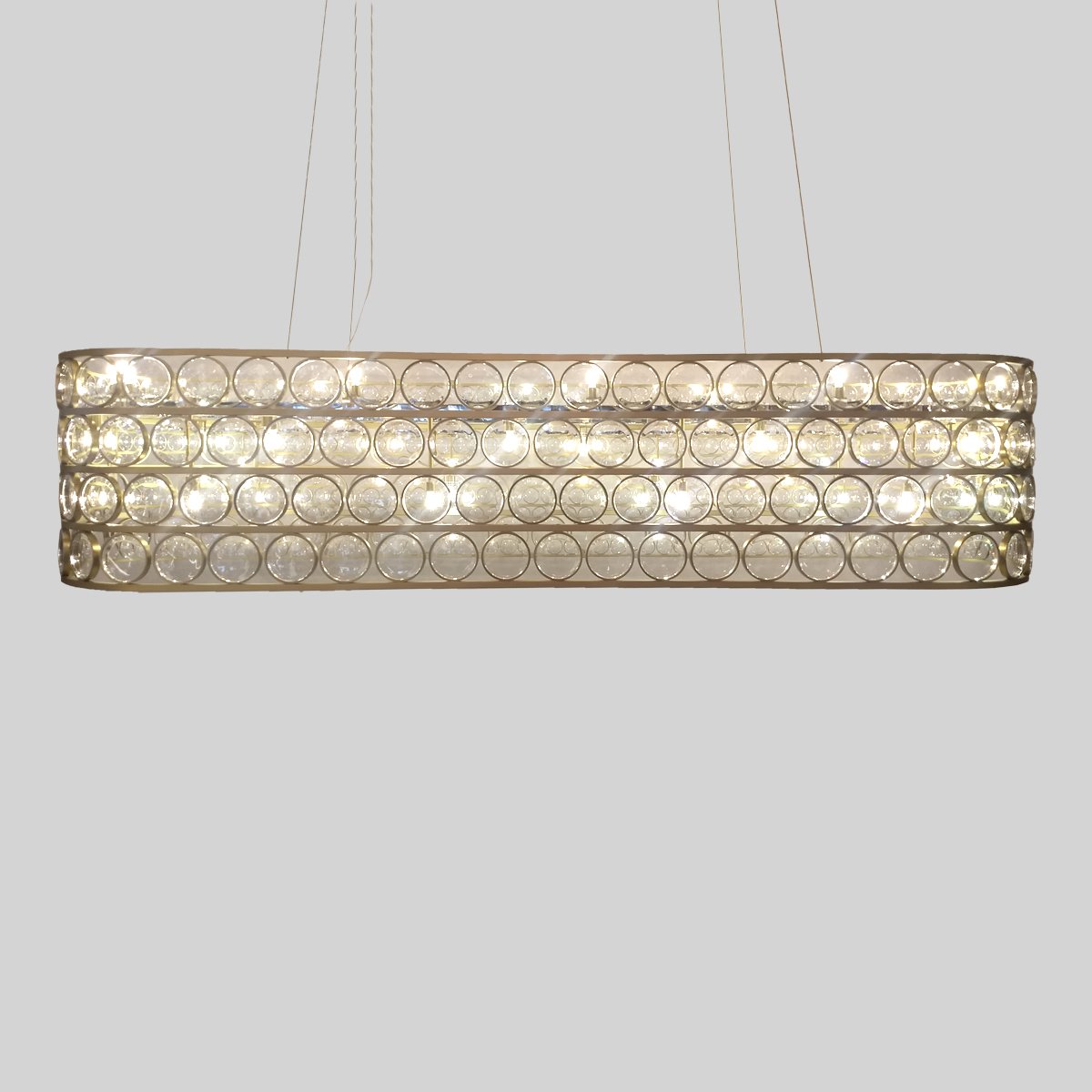 Linear Chandelier - Gold Finish