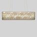 Linear Chandelier - Gold Finish