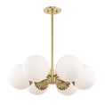 Load image into Gallery viewer, PAIGE 26" CHANDELIER Aged Brass
