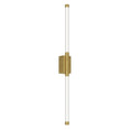 Load image into Gallery viewer, Phobos 2-Light Wall Sconce - Natural Brass Finish
