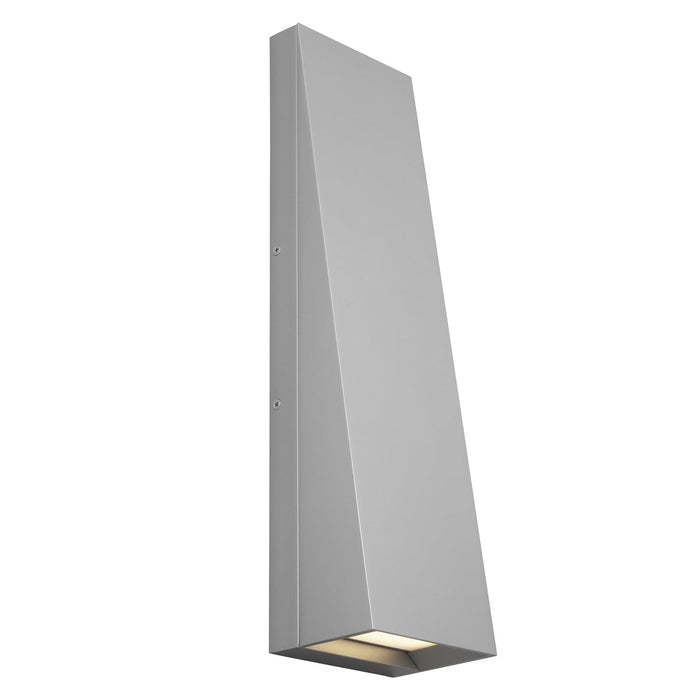 Pitch Large Outdoor Wall Sconce - Silver Finish