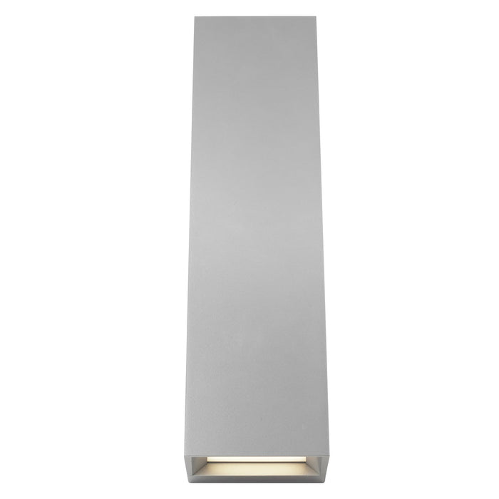 Pitch Large Outdoor Wall Sconce - Silver Finish