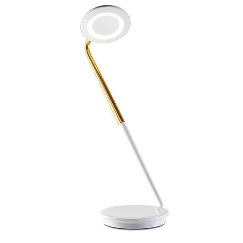 Pixo Plus Table Lamp - White/Brass