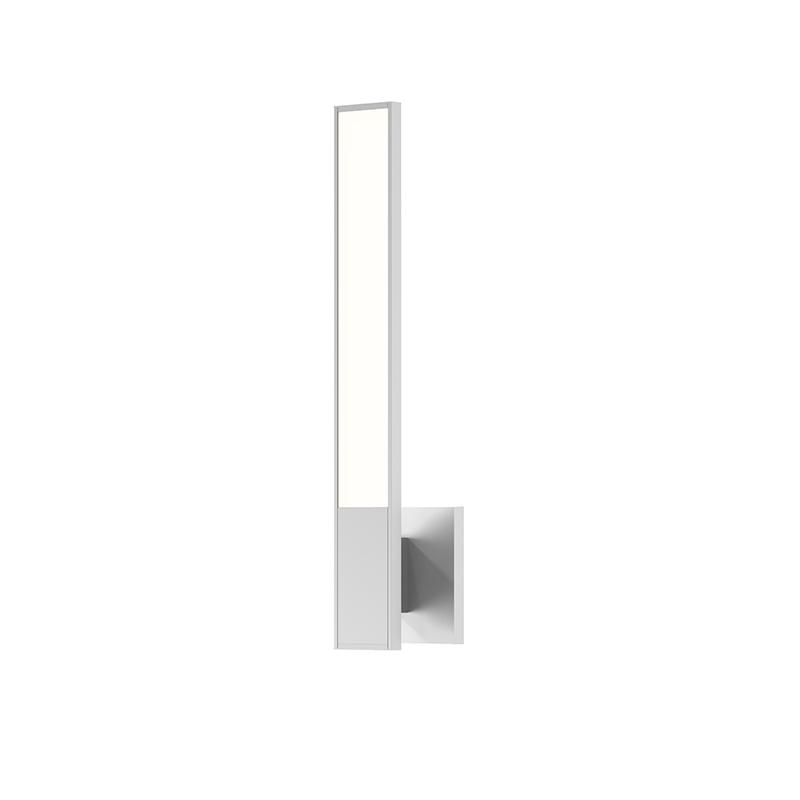 Planes LED Sconce - Bright Satin Aluminum