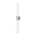 Load image into Gallery viewer, PLANES 32" DOUBLE BATHROOM VANITY LIGHT - Bright Satin Aluminum
