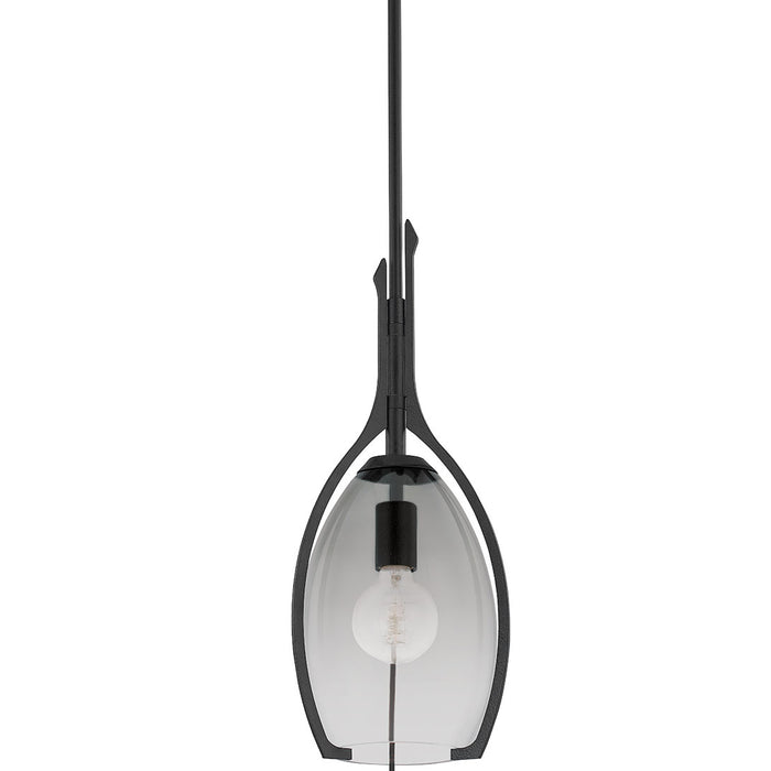 Pacifica Small Pendant - Forged Iron Finish