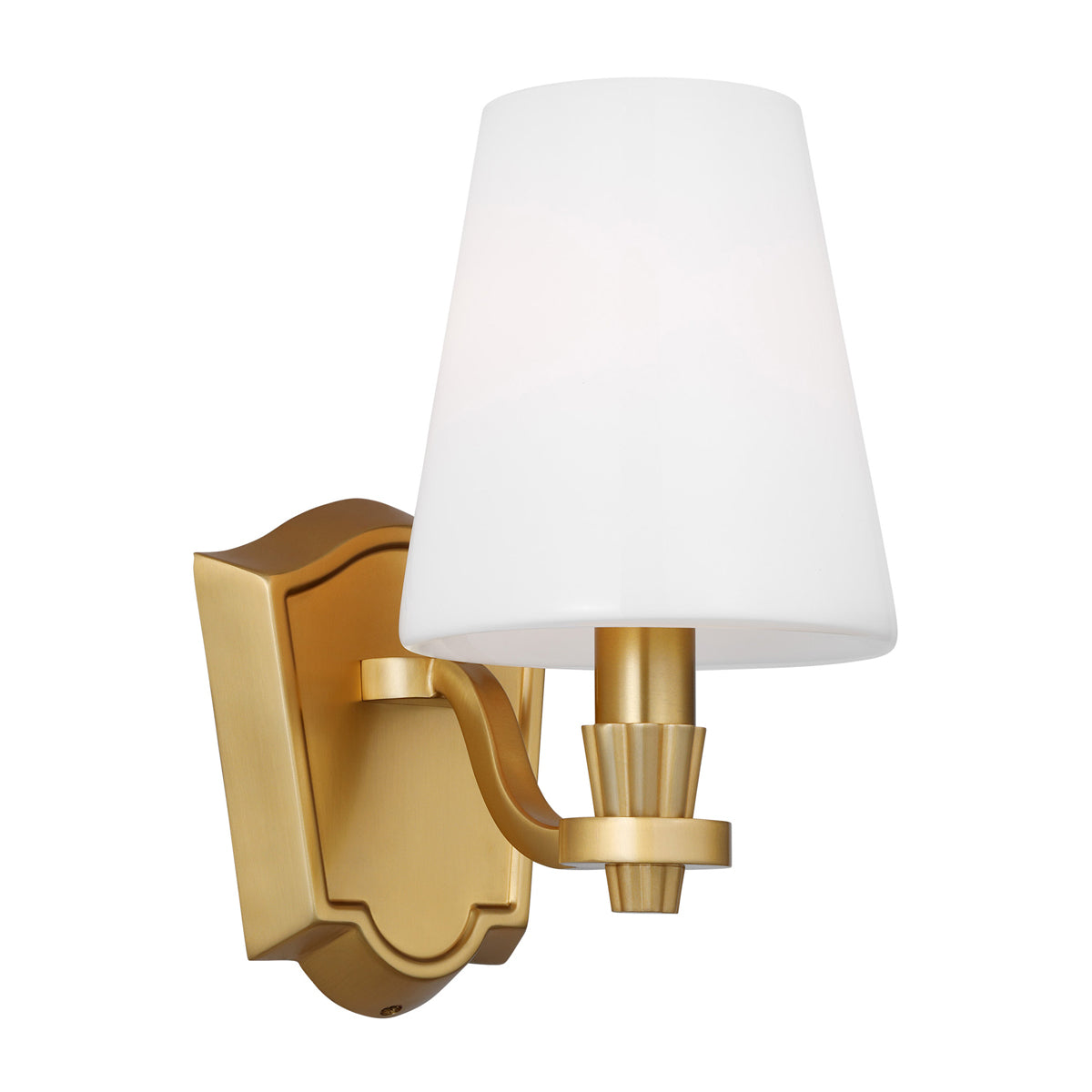 Paisley Bath Sconce - Burnished Brass