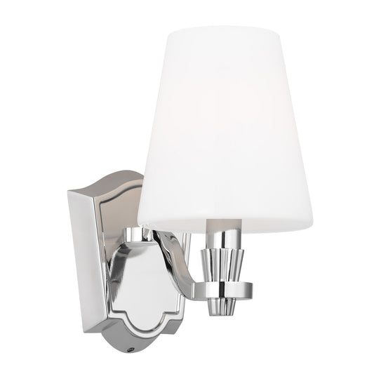 Paisley Bath Sconce - Polished Nickel