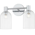 Load image into Gallery viewer, Paisley 2-Light Bathroom Vanity - Polished Chrome Finish
