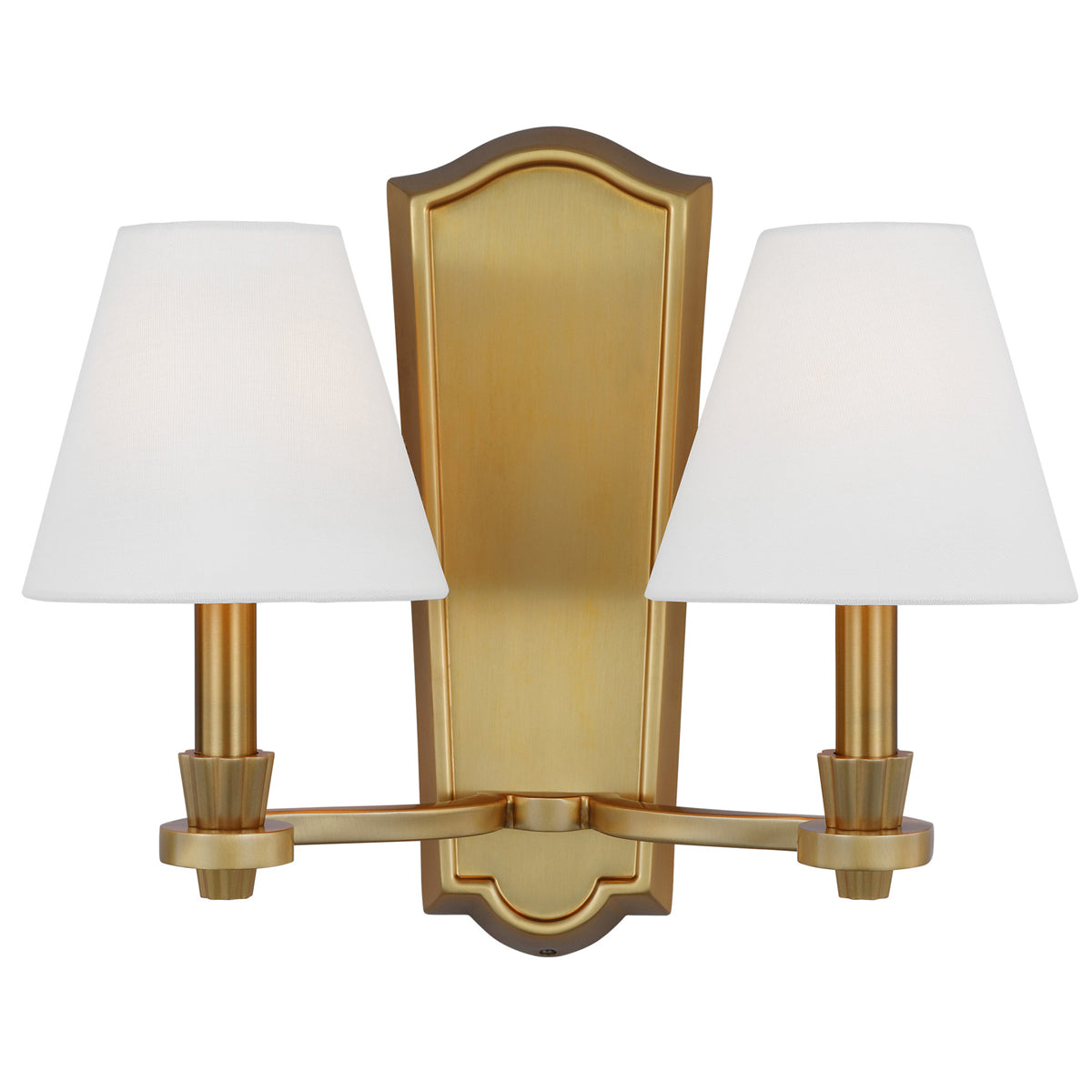 Paisley Double Tall Wall Sconce - Burnished Brass