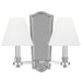 Paisley Double Tall Wall Sconce - Polished Nickel