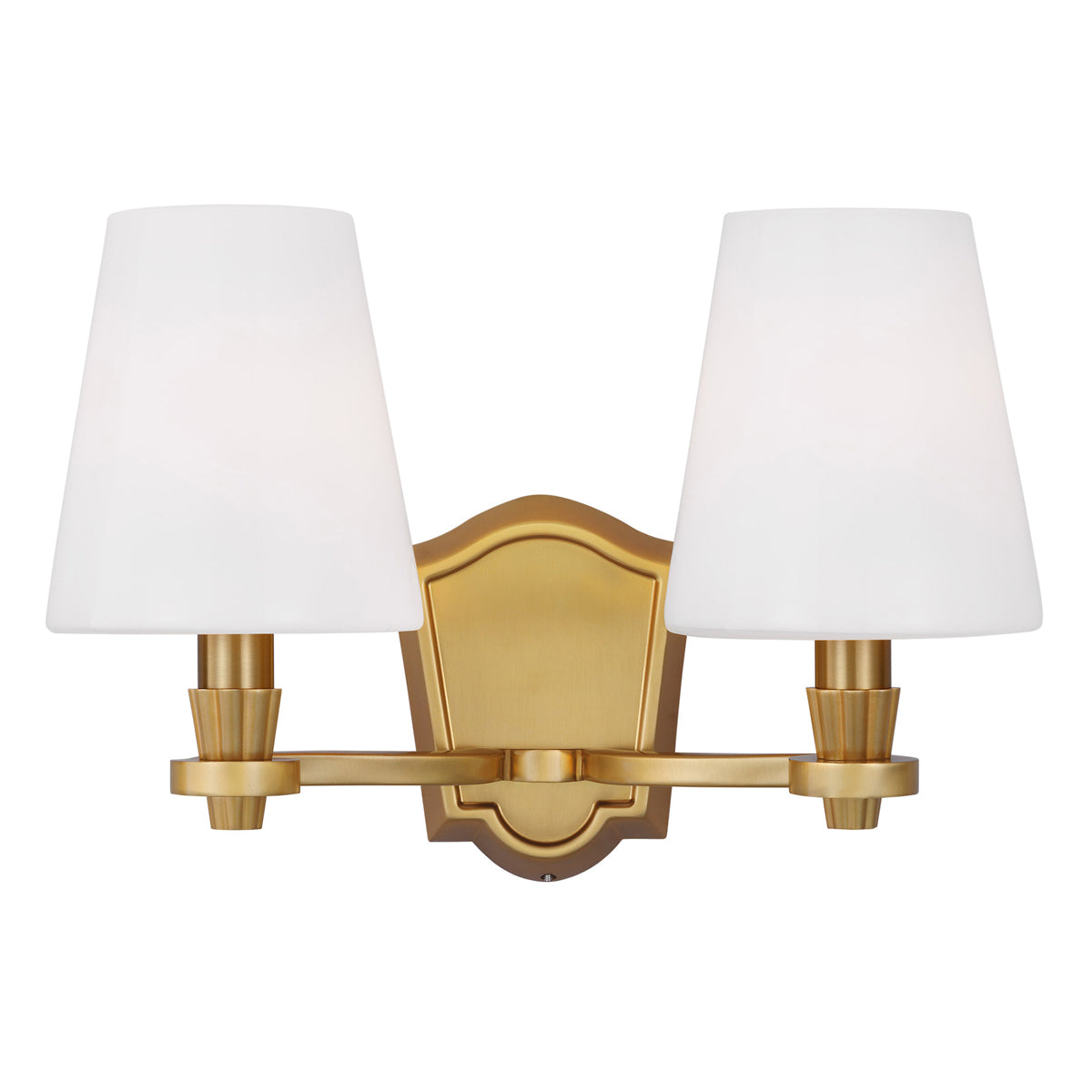 Paisley Vanity 2 Light - Burnished Brass