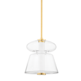 Load image into Gallery viewer, Palermo Small Pendant - Aged Brass Finish
