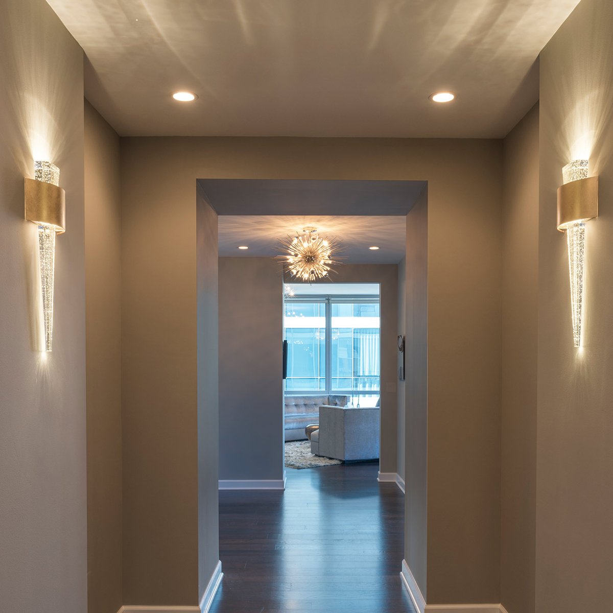 Palladian Crystal LED Wall Sconce - Display