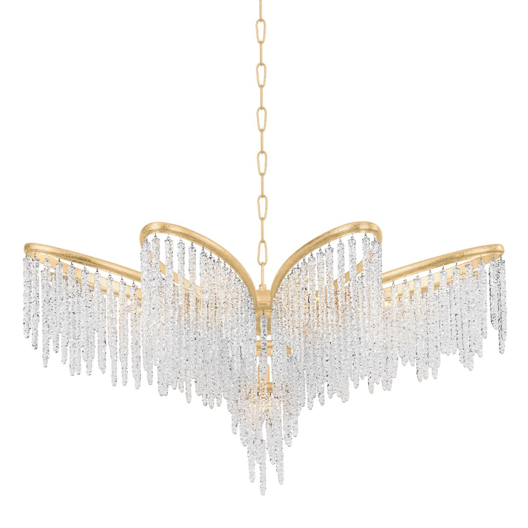 Pandora Chandelier - Gold Leaf