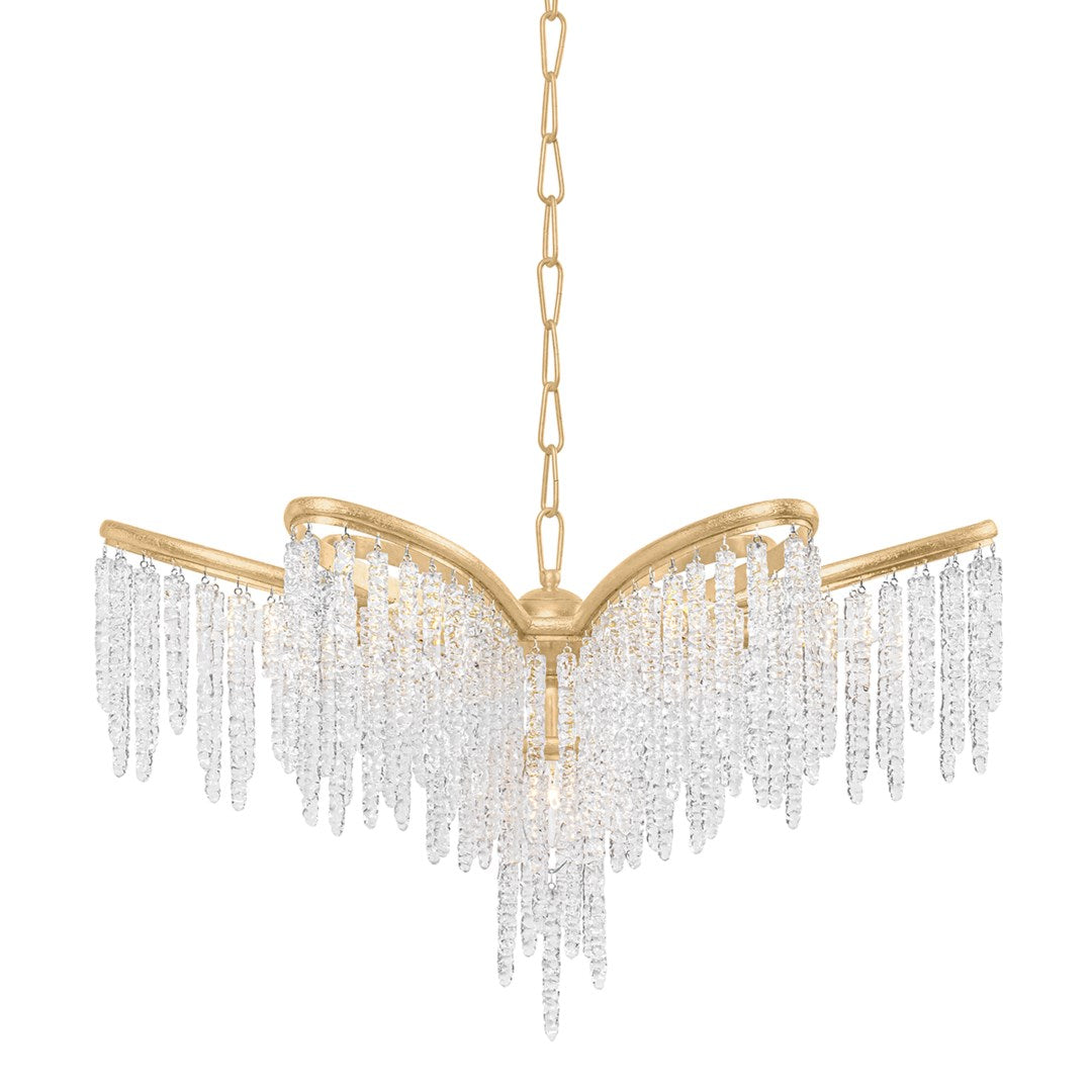 Pandora Chandelier - Gold Leaf