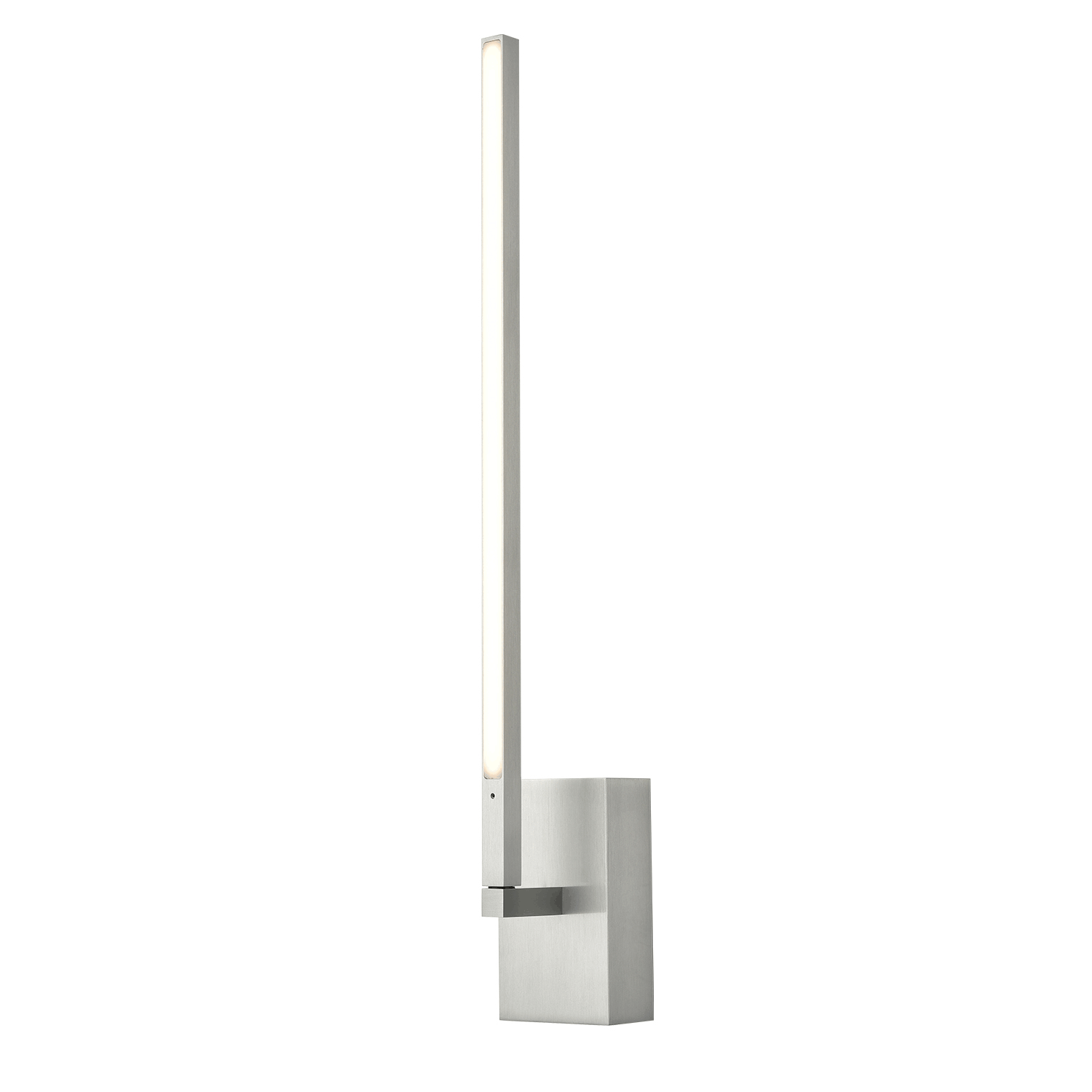 Pandora 21" LED Bathroom Wall Sconce - Brushed Nickel Finish