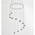 Load image into Gallery viewer, Paopao P12 / PC12 LED Multi Light Pendant - Chrome Finish (With Ring)
