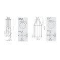 Load image into Gallery viewer, Paopao P12 / PC12 LED Multi Light Pendant - Diagram
