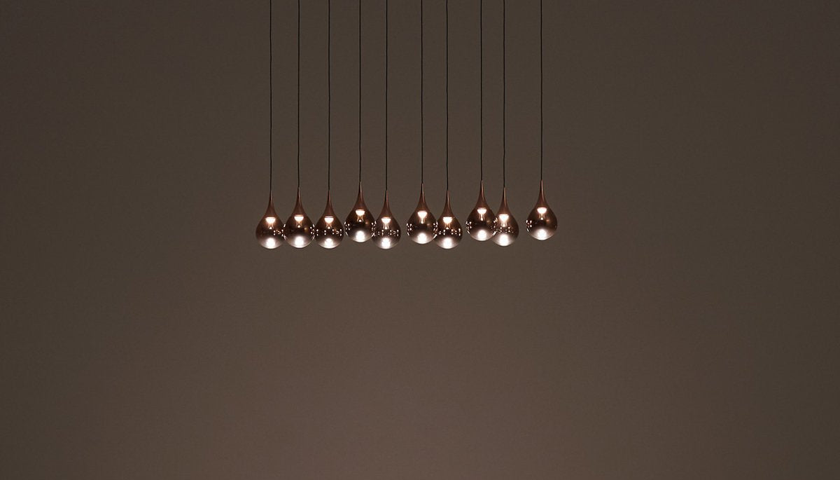 Paopao PZ10 LED Linear Multi Light Pendant - Display