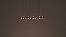 Paopao PZ10 LED Linear Multi Light Pendant - Display