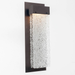 Parallel Glass LED Wall Sconce - Clear Rime/Flat Bronze