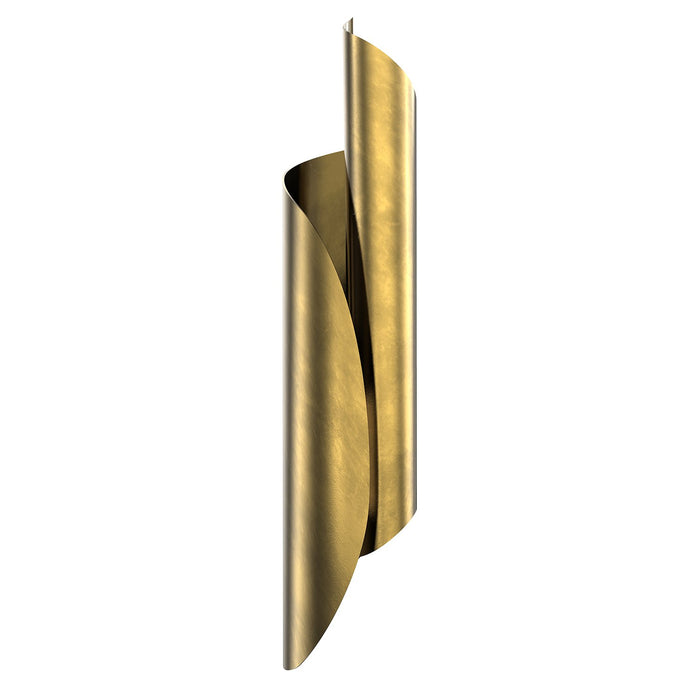 Parducci Vertical Wall Sconce - Vintage Brass Finish