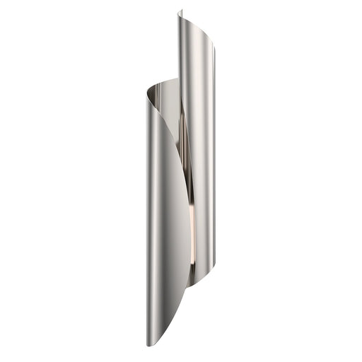 Parducci Vertical Wall Sconce - Polished Nickel Finish