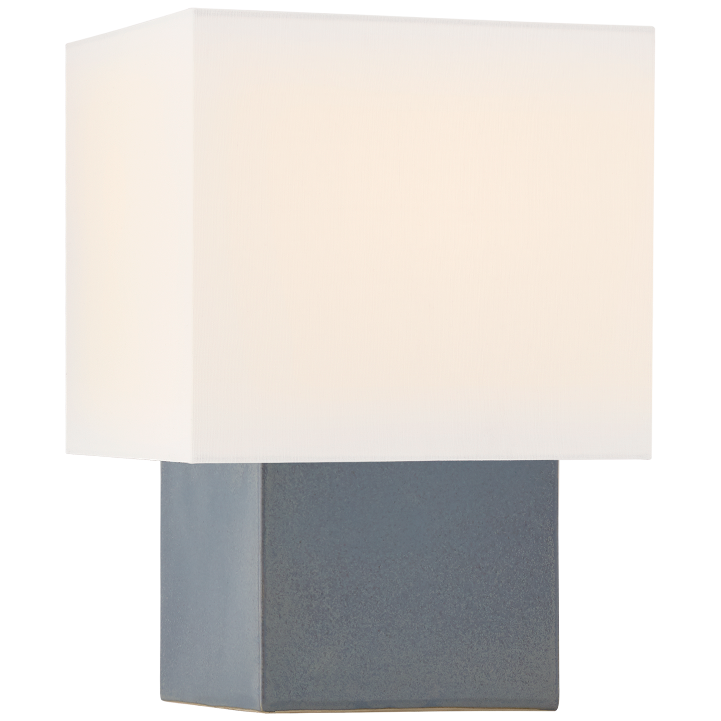 Pari Petite Square Table Lamp - Cloudy Blue Finish