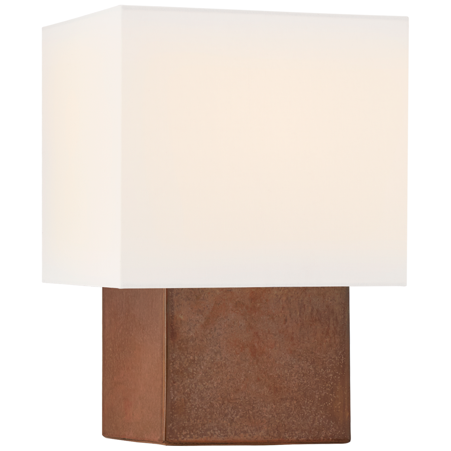 Pari Petite Square Table Lamp - Autumn Copper Finish