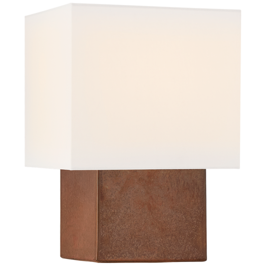 Pari Petite Square Table Lamp - Autumn Copper Finish