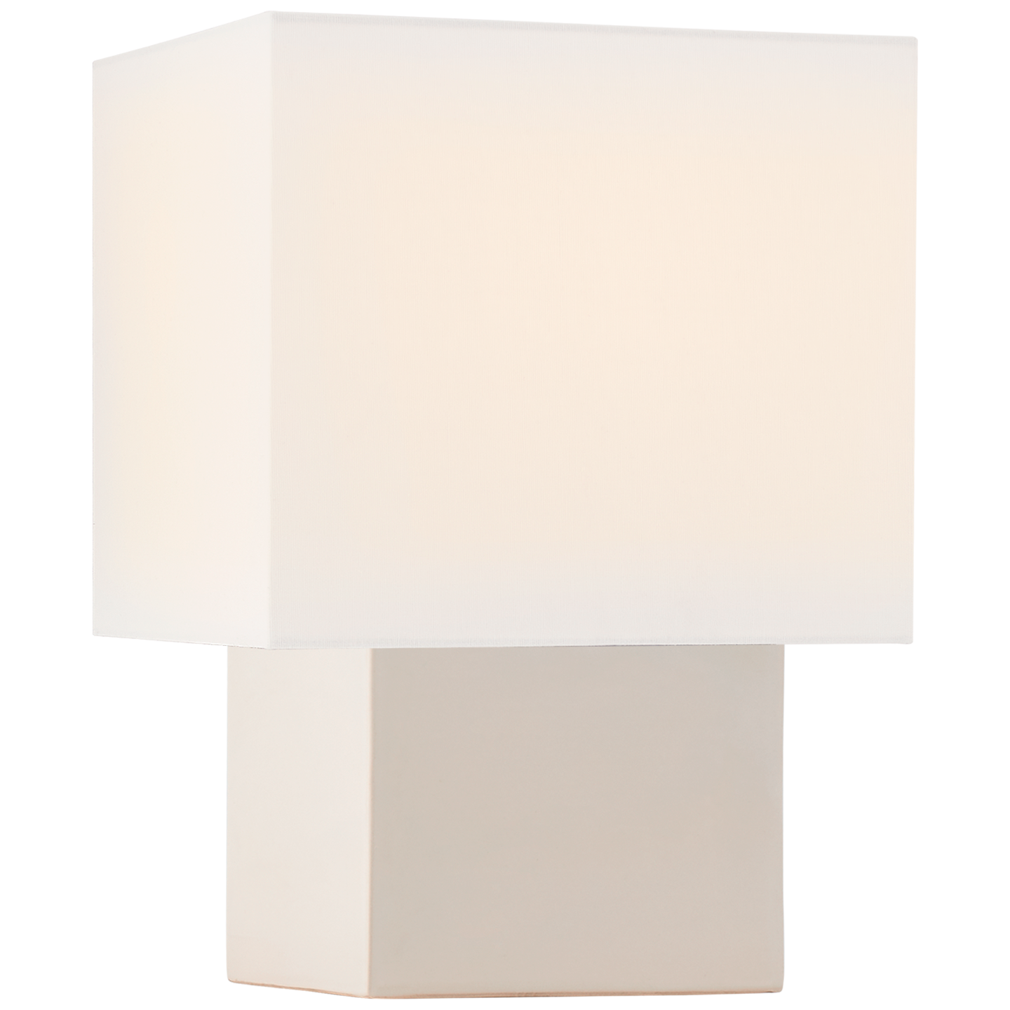 Pari Petite Square Table Lamp - Ivory Finish