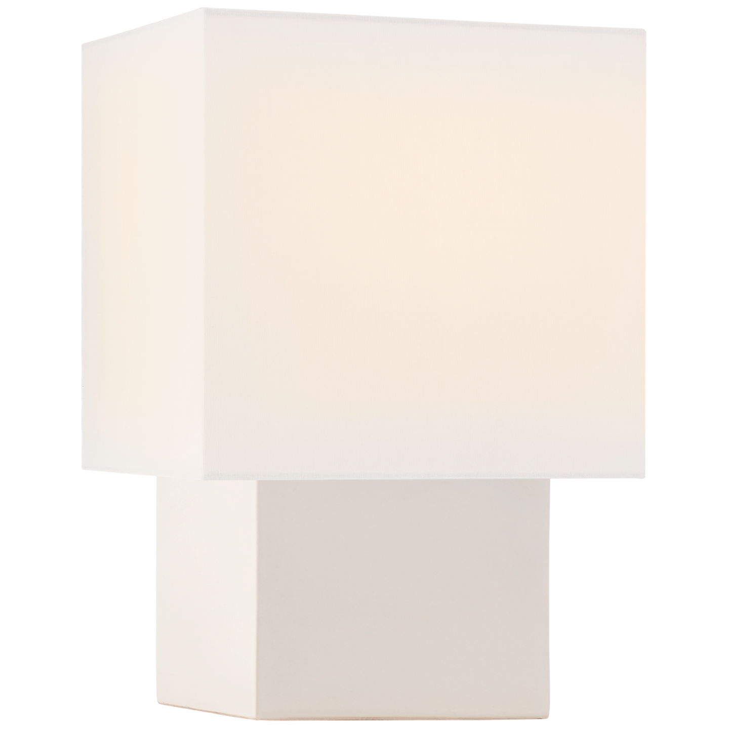 Pari Small Square Table Lamp - Ivory