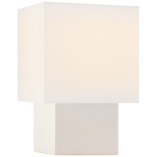 Pari Small Square Table Lamp - Ivory