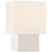 Pari Small Square Table Lamp - Ivory