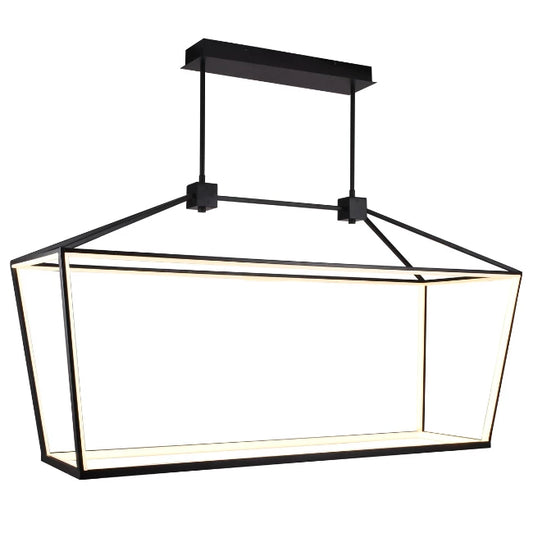 Park Ave LED Linear Suspension - Black Finish