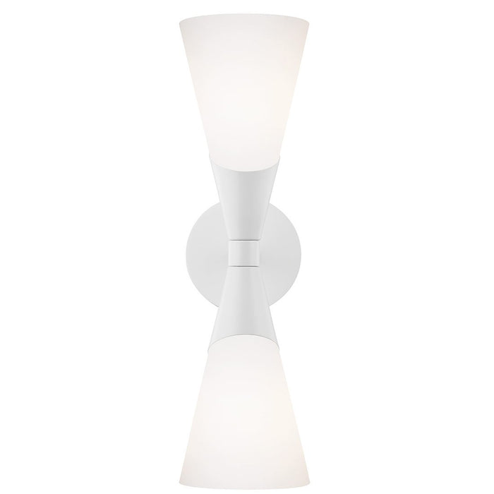 Parker 2 Light Wall Sconce - White