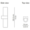 Load image into Gallery viewer, Pastilla Wall Sconce - Diagram
