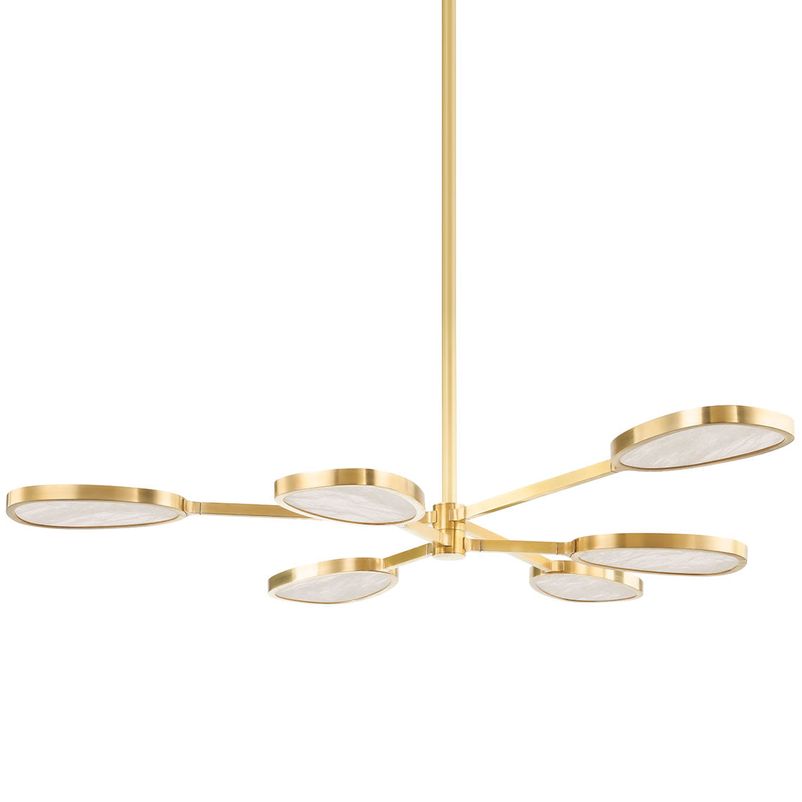 Patras Large Chandelier - Vintage Brass Finish