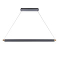 Load image into Gallery viewer, Pavilion LED Linear Suspension - Black/Aged Brass Finish
