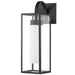 Pax Large Outdoor Wall Sconce - Black Finish