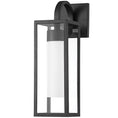 Load image into Gallery viewer, Pax Small Outdoor Wall Sconce - Black Finish
