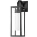 Pax Small Outdoor Wall Sconce - Black Finish