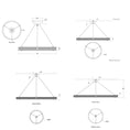 Load image into Gallery viewer, Paxton Ring Chandelier - Diagram
