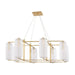 Pebble Large Chandelier - Aged Brass