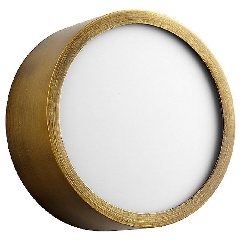 Peepers Small Ceiling / Wall Light Fixture - Aged Brass Finish