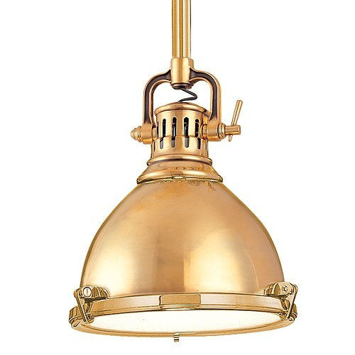 Pelham Pendant - Aged Brass