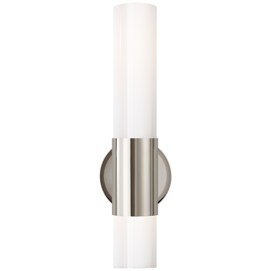 Penz Medium Cylindrical Sconce - Polished Nickel