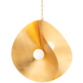 Load image into Gallery viewer, Peony Large Pendant - Gold Leaf Finish
