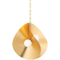 Load image into Gallery viewer, Peony Medium Pendant - Gold Leaf Finish
